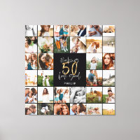 Moderne 50. Geburtstagsgeschenkposte mit mehreren