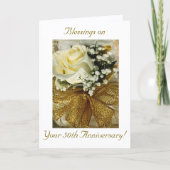 Moderne, 50. Jubiläum, Blumenkarte Karte (Vorderseite)