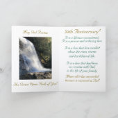 Moderne, 50. Jubiläum, Blumenkarte Karte (Innenseite)