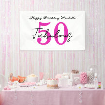 Moderne 50 und Fabelhafte 50. Geburtstagsfeier