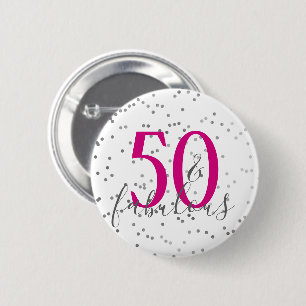 Moderne 50 und fabelhafter button