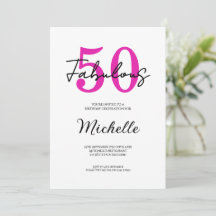 Moderne 50 und fantastische 50. Geburtstagsfeier