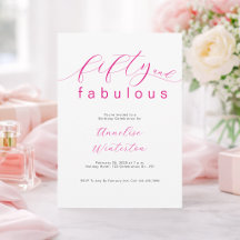 Moderne 50 und fantastische rosa 50. Geburtstagsfe