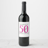 Moderne 50 und prächtige Geburtstagsparty Weinmark