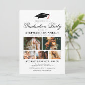 Moderne 5-Bildschreiberpartei Einladung (Stehend Vorderseite)