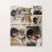 Moderne 5-Foto-Collage-Jigsaw-Puzzle Puzzle (Vertikal)