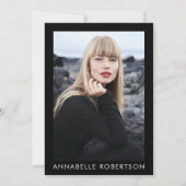 Moderne 5-Foto-Modell-Comp-Karte Einladung (Vorderseite)