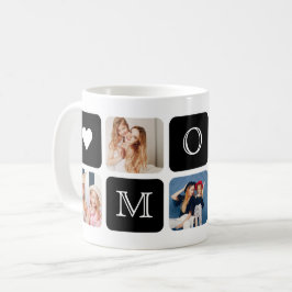 Moderne 5-Foto-Tasse "Mama" Kaffeetasse