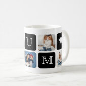 Moderne 5-Foto-Tasse "Mum" Kaffeetasse (VorderseiteRechts)