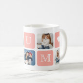 Moderne 5-Foto-Tasse "Mum" Kaffeetasse (VorderseiteRechts)