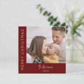 Moderne 5-FotoCollage | Weihnachten (Stehend Vorderseite)