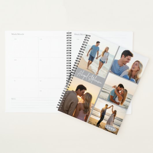 Moderne 5-Fotomaterial Personalisiert Planer (Anzeige)