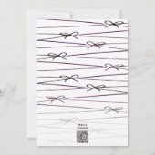 Moderne 5th Birthday Balloon Party Einladung Card (Rückseite)