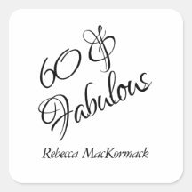 Moderne 60 & Fantastische Geburtstagsfeier Schwarz