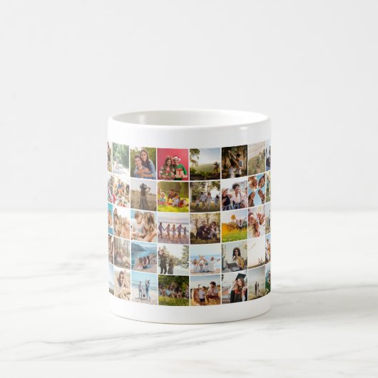 Moderne 60 FotoCollage Kaffeetasse (Mittel)
