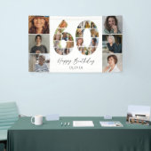 Moderne 60. Geburtstags-Fotocollage- Banner (Messeveranstaltung)