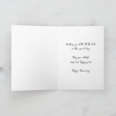 Moderne 60. Geburtstagskarte Karte (Innenseite)