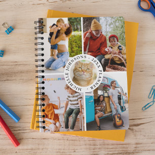 Moderne 6-Foto-Collage Personalisiert 2026 Planer