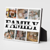 Moderne 6-Foto-FotoCollage Fotoplatte (Seite)