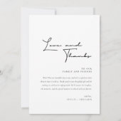 Moderne 6-Foto Hochzeit Dankeschön Karte (Rückseite)