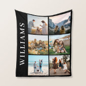 Moderne 6 FotoCollage Fleecedecke