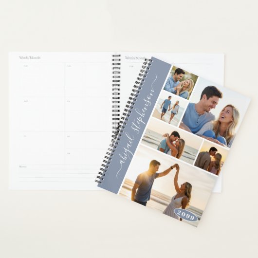 Moderne 6 Fotomaterial Personalisiert Planer (Anzeige)