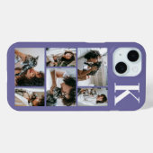Moderne 6 Haustier Foto Lila Case-Mate iPhone Hülle (Rückseite (Horizontal))