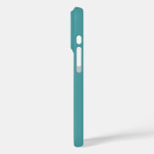 Moderne 6 Haustier-Foto Türkis Case-Mate iPhone Hülle (Rückseite / Links)