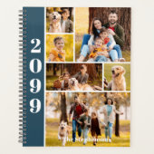 Moderne 6 Personalisierte Farbtöne für Fotosammlun Planer (Vorderseite)