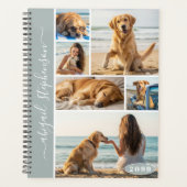 Moderne 6 Personalisierte Fotomaterial Planer (Vorderseite)