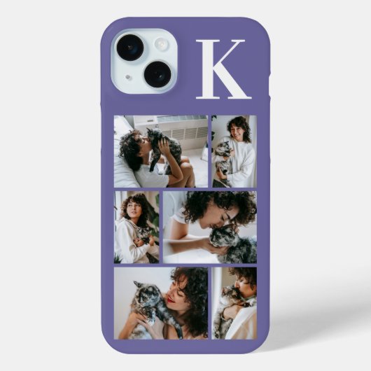 Moderne 6 Tierfoto Lila Case-Mate iPhone Hülle (Rückseite)