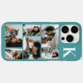 Moderne 6 Tierfoto Türkis Case-Mate iPhone Hülle (Rückseite (Horizontal))