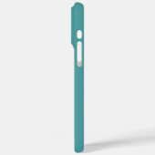 Moderne 6 Tierfoto Türkis Case-Mate iPhone Hülle (Rückseite / Links)