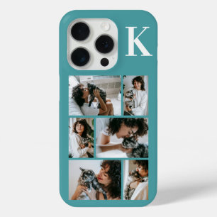 Moderne 6 Tierfotos Türkis Case-Mate iPhone Hülle