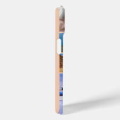 Moderne 7-Foto Collage Name Monogram iPhone Case (Rückseite / Rechts)