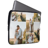 Moderne 7 FotoCollage Laptopschutzhülle (Vorne Rechts)