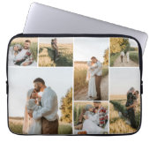Moderne 7 FotoCollage Laptopschutzhülle (Vorderseite)