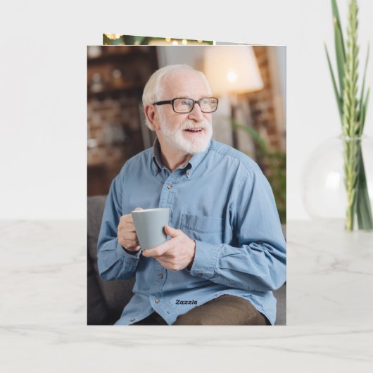 Moderne 8-Foto-Beerdigung/Gedenkstätte Dankeskarte (Rückseite)