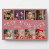 Moderne 8-Foto-Collage Beste Mutter Aller Zeiten R Fotoplatte (Vorderseite)