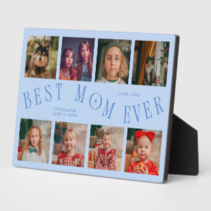 Moderne 8-Foto-Collage Beste Mutter überhaupt Eisb Fotoplatte