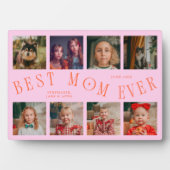 Moderne 8-Foto-Collage Beste Mutter überhaupt Oran Fotoplatte (Vorderseite)
