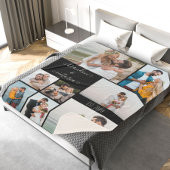 Moderne 8 Foto Collage Elegantes Script Custom Bla Sherpadecke