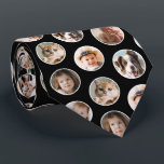 Moderne 8-Foto Collage Krawatte<br><div class="desc">Fügen Sie Ihrem Kleiderschrank eine persönliche Touch mit diesem individuellen Foto-Krawatte hinzu, mit einem stilvollen schwarzen Hintergrund mit einem runden Rahmen, der 8 Ihrer Lieblingsfotos zeigt. Egal, ob es sich um gepflegte Familienmomente, bezaubernde Haustiere oder sinnvolle Fotos handelt, diese einzigartige Krawatte verwandelt Erinnerungen in ein stilvolles und sentimentales Accessoire. Diese...</div>
