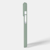 Moderne 8 Foto Sage Grün Case-Mate iPhone Hülle (Rückseite / Links)