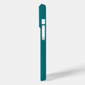Moderne 8 Foto Türkis Case-Mate iPhone Hülle (Rückseite / Links)