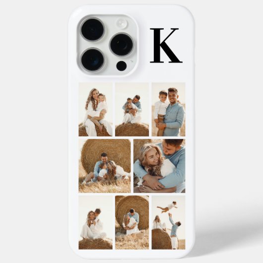 Moderne 8 Foto Weiß Case-Mate iPhone Hülle (Rückseite)