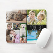 Moderne 8-FotoCollage Personalisiert kundenspezifi Mousepad (Mit Mouse)