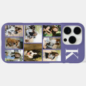 Moderne 8 Haustier Foto Lila Case-Mate iPhone Hülle (Rückseite (Horizontal))