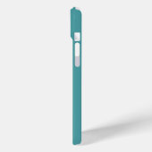 Moderne 8 Haustier-Foto Türkis Case-Mate iPhone Hülle (Rückseite / Links)