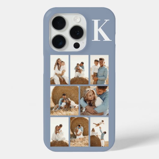 Moderne 8 Staubblau Case-Mate iPhone Hülle (Rückseite)